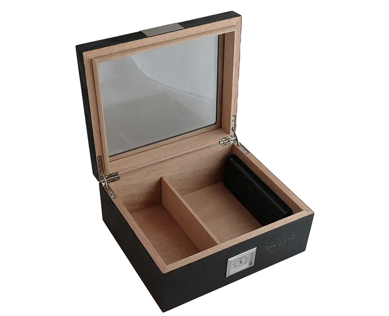 Glass humidor, vue 2